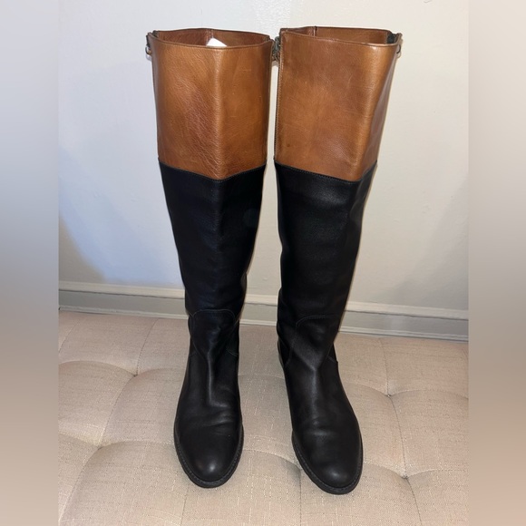 Stuart Weitzman Shoes - Stuart Weitzman butter leather two tone tall boots. Sz 7